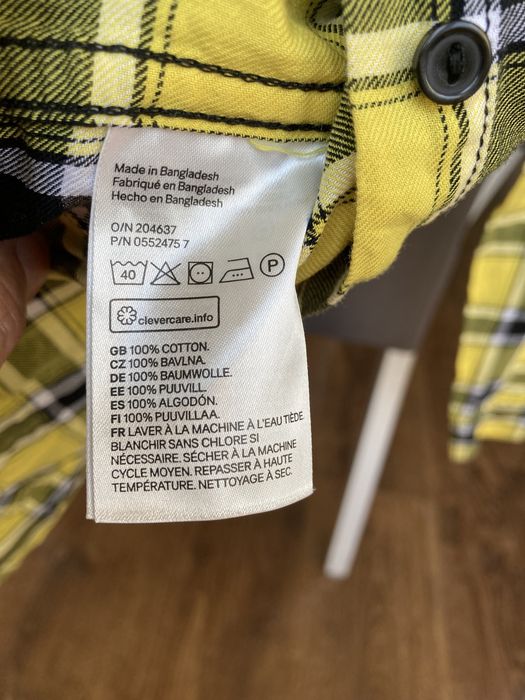 Żółta letnia koszula H&M rozm. 32
