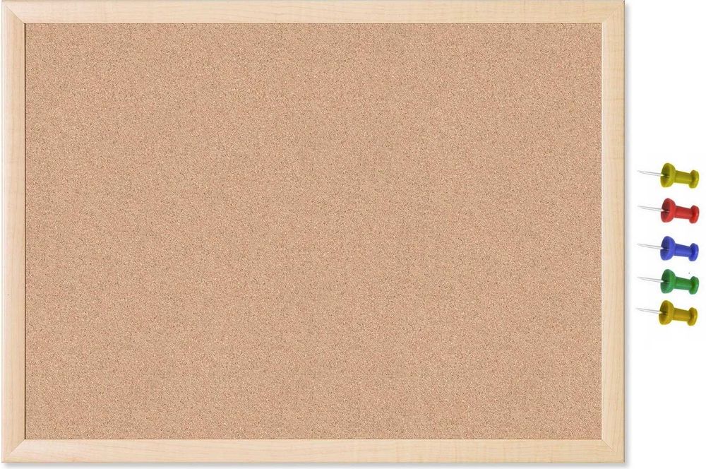 Tablica Korkowa 60x90 60x80 40x60 50x70 Drewniana Rama + pinezki