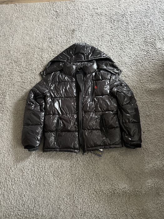 Polo ralph lauren, курта глянцева, розмір m, найкраща якість