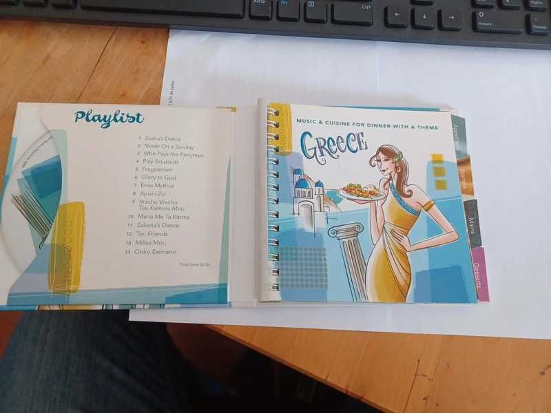 Music & cuisine - cd e livro de receitas