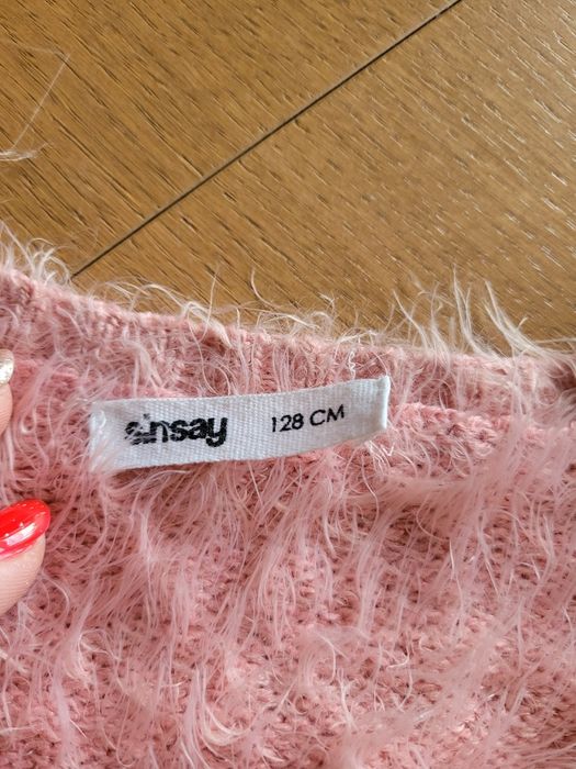 Sweter sweterek kardigan 128 cm