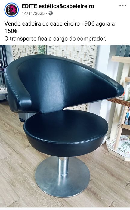 Cadeira de cabeleireiro