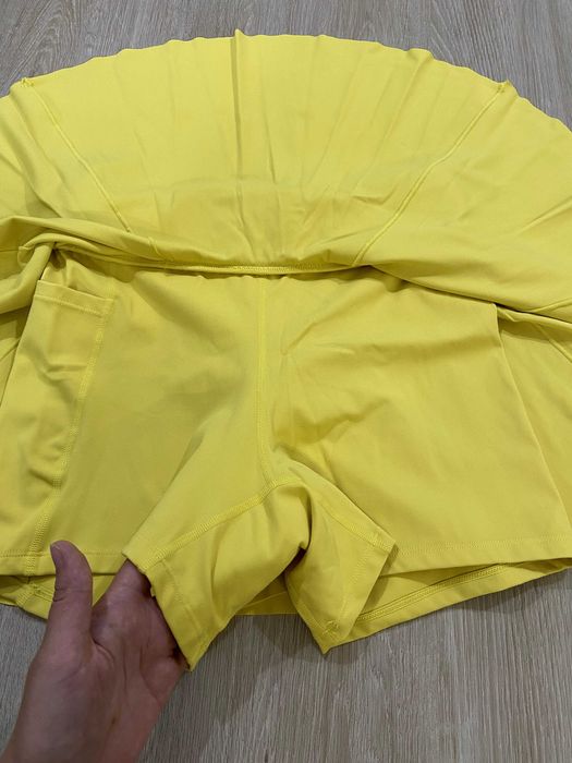 Юбка- шорти жовта