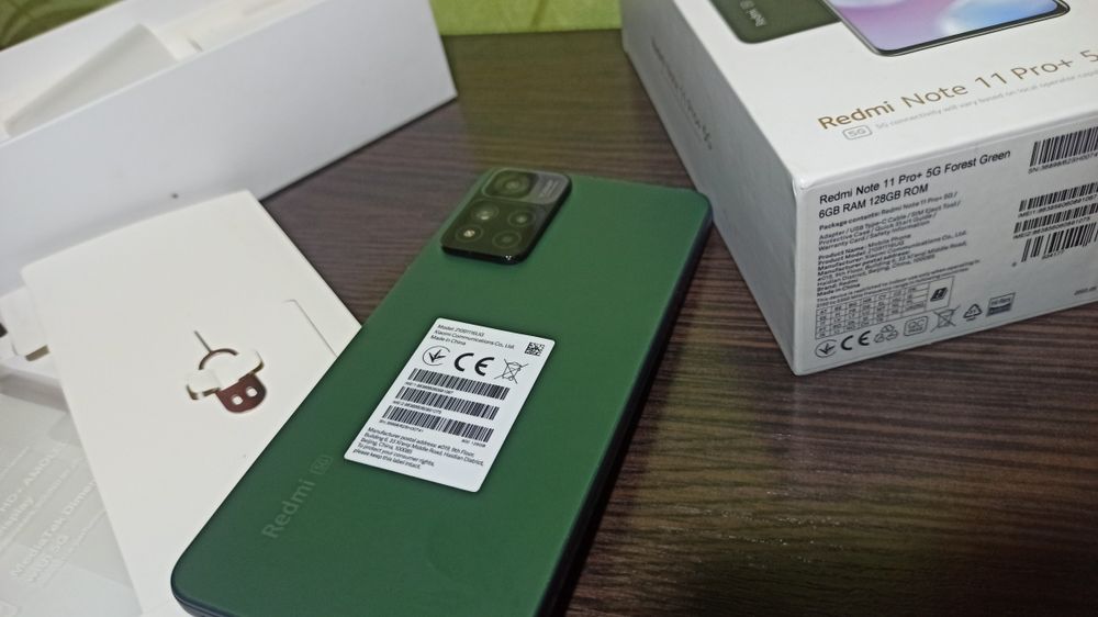 Xaomi redmi not pro plus 11 5g green 6+™/128gb