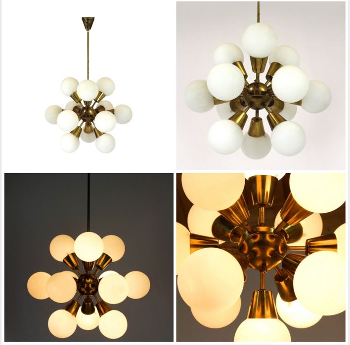 Люстры Mid-Century винтажные и хрустальные классика арт деко