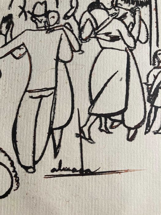 ALMADA NEGREIROS 2 estampas 1972