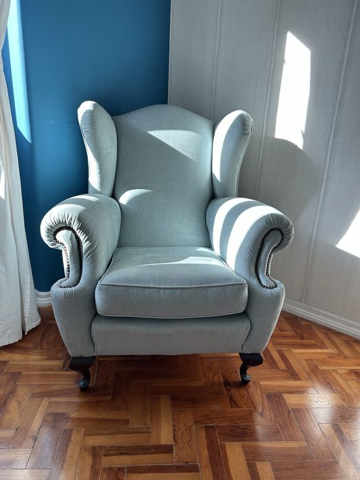 Sofa maple acabado de forrar perfeito p leitura