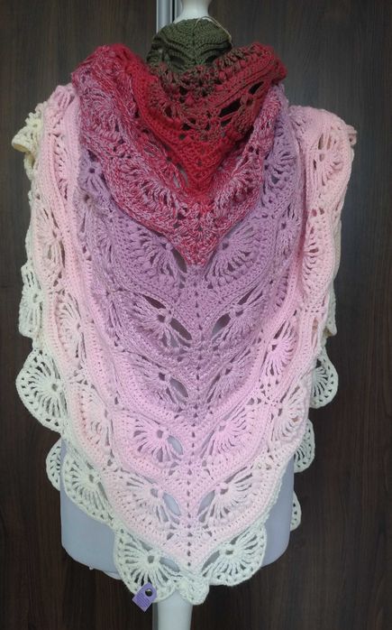 Chusta na szydelku handmade