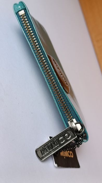 Брендовая кожаная мини сумочка, кошелек mimco