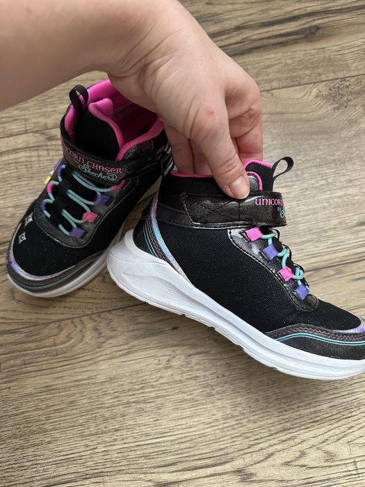 Дитячі демисезонні кросівки черевики  для дівчинки Skechers