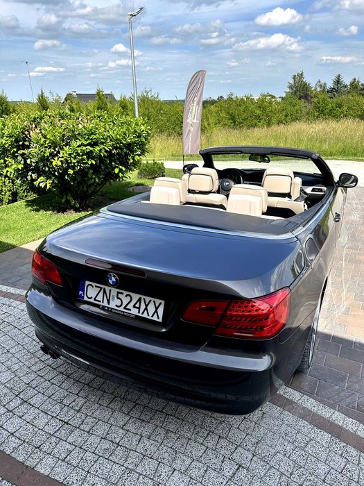 BMW E93 320d Cabrio 2010r | 140 tys. km | Jasna Skóra