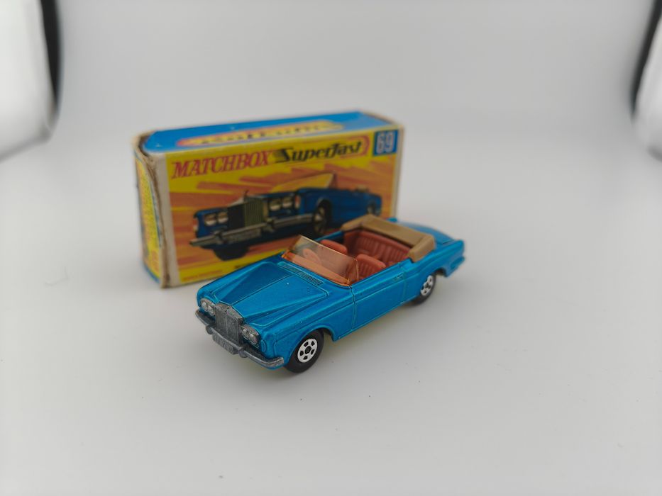 MB69 Matchbox Rolls Royce Silver Shadow Coupe Box