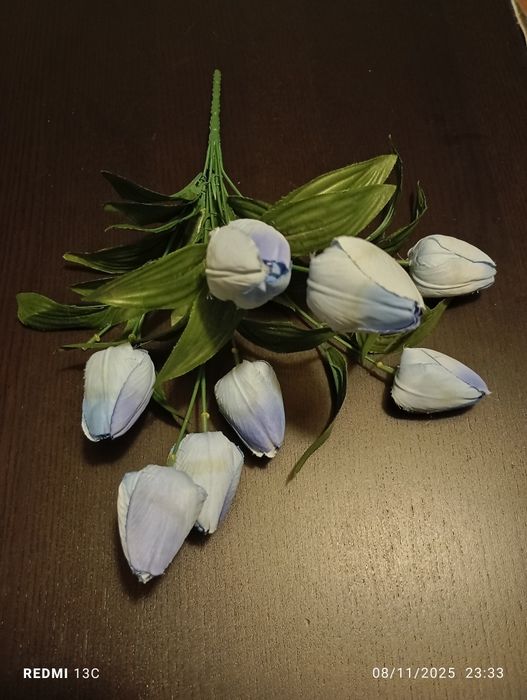 Flores artificiais decorativas