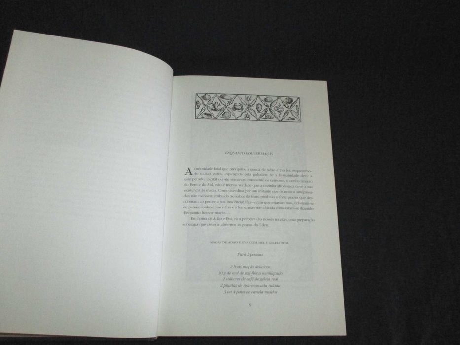 Livro Cinco mil anos de Cozinha Afrodisíaca Pino Correnti