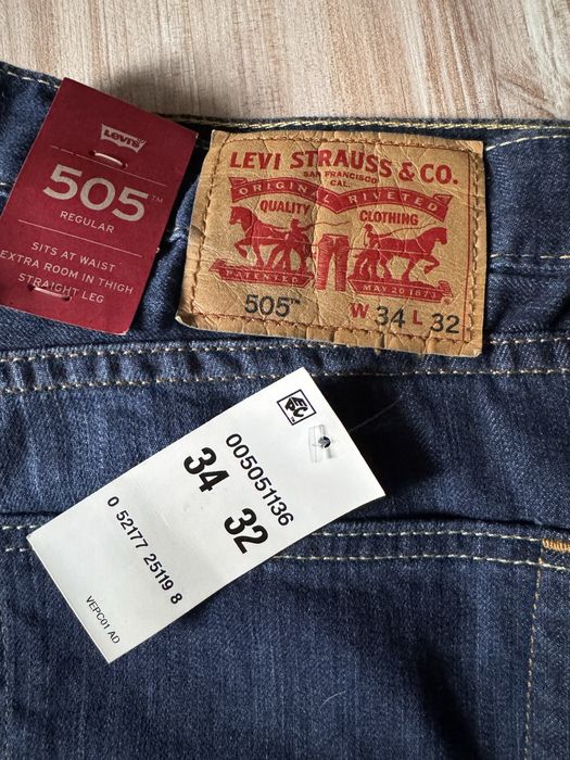 Мужские джинсы LEVI'S 505 новые,облегченные,