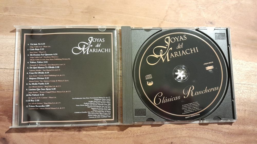 Cd Joyas del Mariachi Clásicas Rancheras