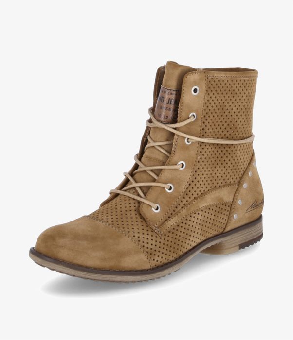 Botki Mustang camel beż brąz 39