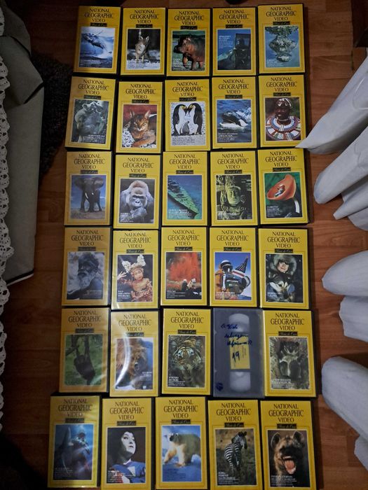 Coleção completa de cassettes National Geographic "Série de Ouro"