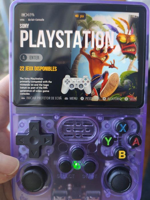 R36S Roxa + Bolsa (Nova)