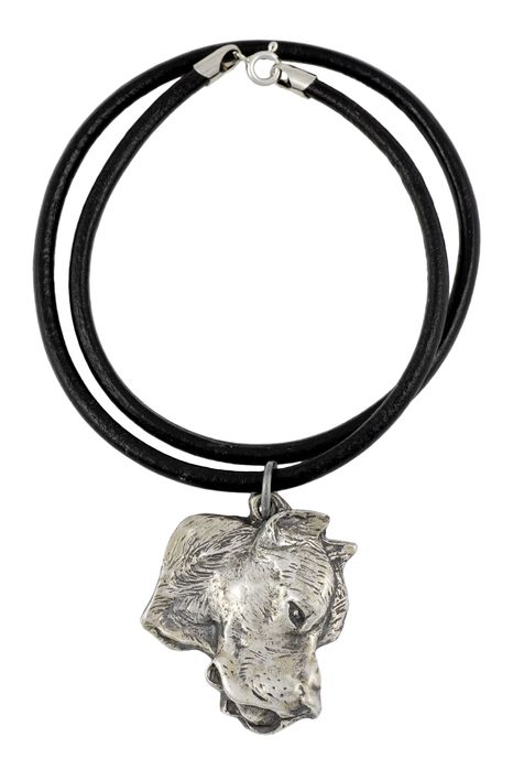 Dog argentyński naszyjnik posrebrzany Art-Dog