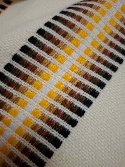 Пончо з комірцем та бахромою, етностиль ,100%вовна