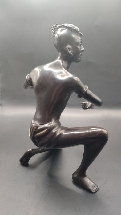 Rzeźba wojownik figura muay thai Azja sporty walki