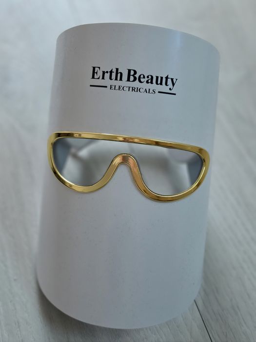 Maska LED do fototerapii twarzy Erth Beauty – 3 kolory światła