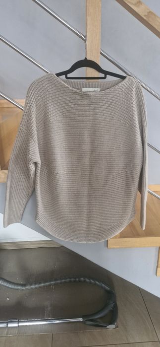 Sweterek beżowy bawełniany L/XL