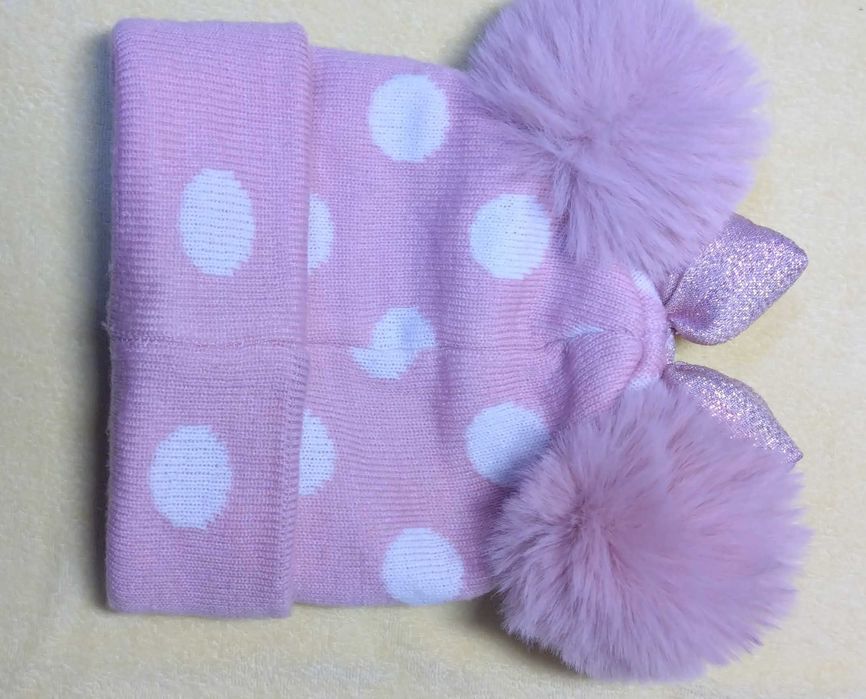 Зимова шапочка для маленької принцеси