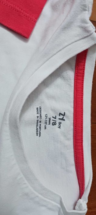 Conjunto de 11 t-shirts para criança - 7/8 anos