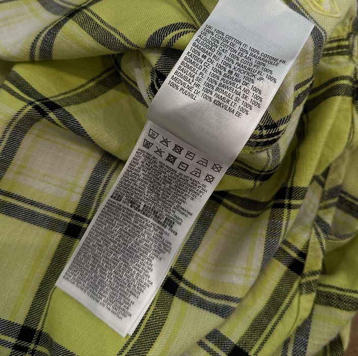 Diesel Flanel Plaid Shirt Дизель рубашка фланелевая вышитое лого