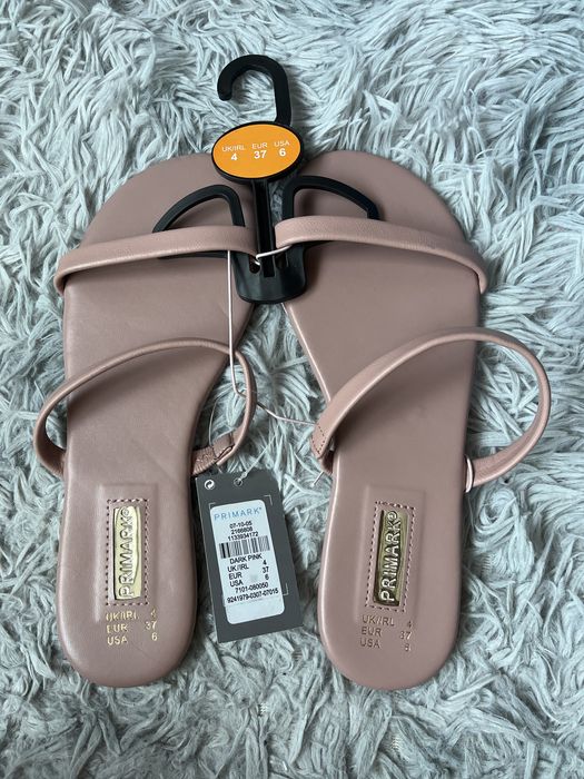 Klapki 37 dark pink ciemny róż