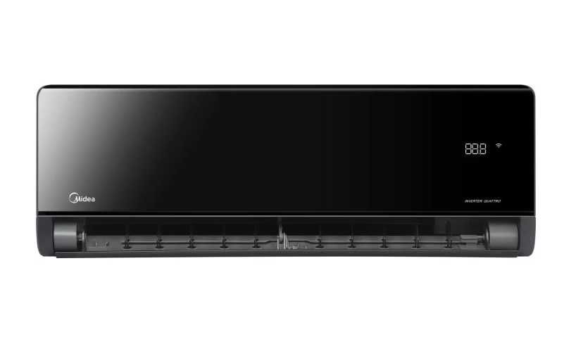 Чорний кондиціонер MIDEA MSXT, BLACK, кондиционер чорный