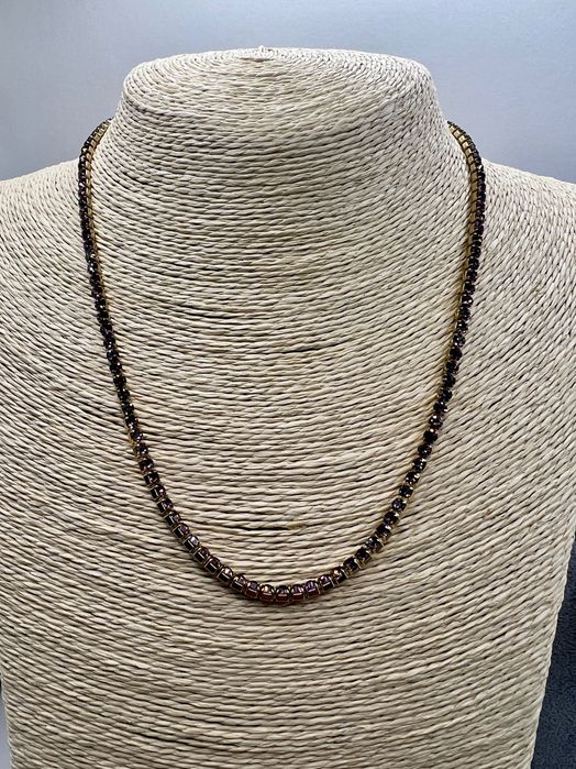 Colar Riviera 3mm em Aço Inoxidável – Banho Ouro 18k