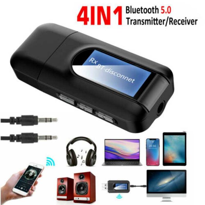 Xiami Audio trasmiter nadajnik odbiornik Bluetooth Audio USB Aux 2w1