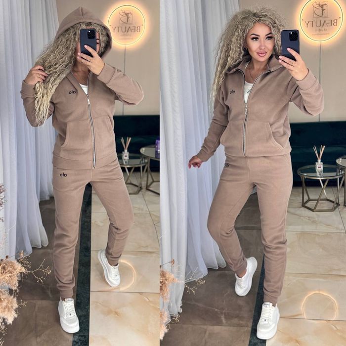 ‼️Флісовий костюм. ОПТ та роздріб з блискавкою. Розм:42-44,46-48,50-52