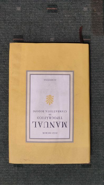 Manual Tipográfico de Giambattista Bodoni - João Bicker