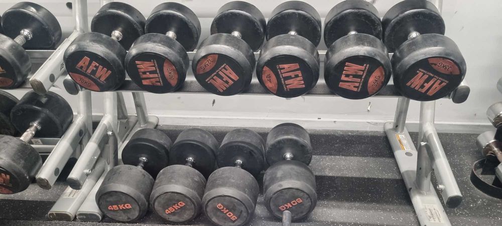 SET de halteres pretos