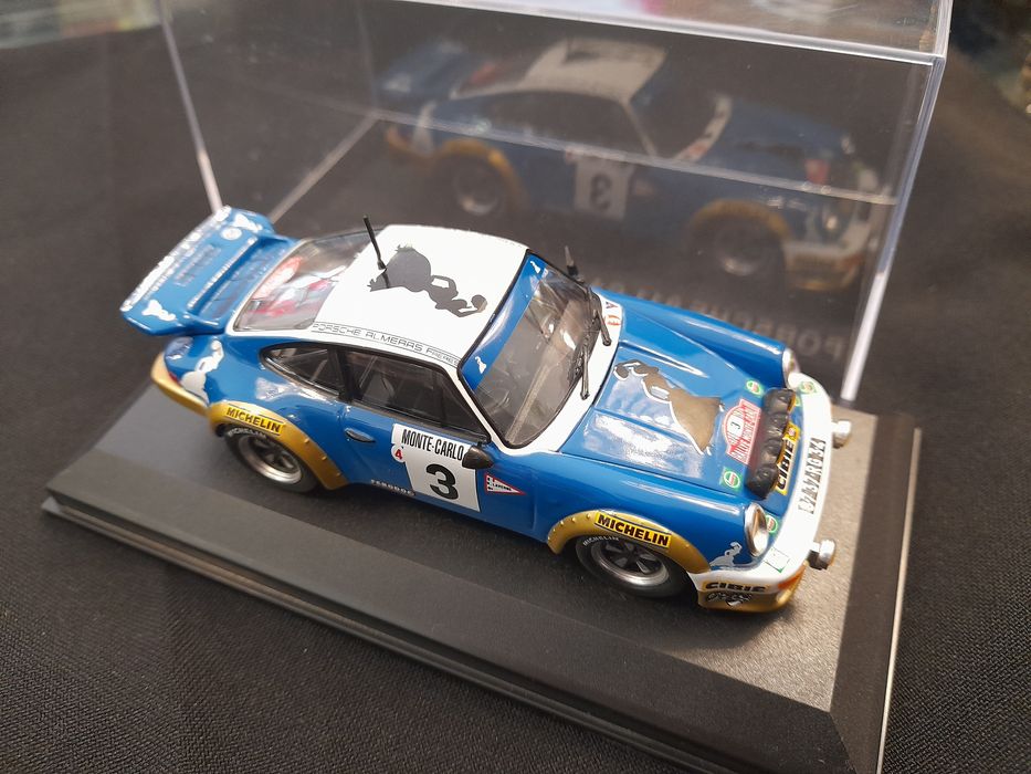 Carros Fiat 127 e Porsche 911 Carrera Rally Miniaturas escala 1/43 TOP