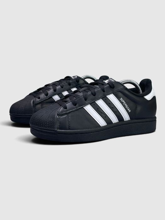 Buty Sportowe Adidas Superstar II Czarny Biały Rozmiar 38