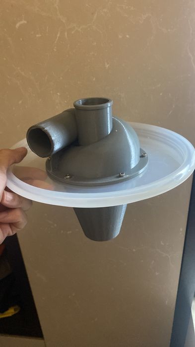 Циклонный фильтр для строительного пылесоса на ведро