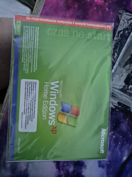 Microsoft Windows XP Home Edition OEM PL – oryginał + klucz COA  retro