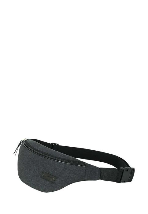 Універсальна поясна сумка бананка сіра нова — Exodus Leather Canvas