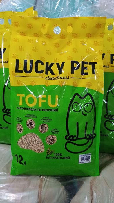 Соєвий наповнювач Lucky Pet 12 літрів