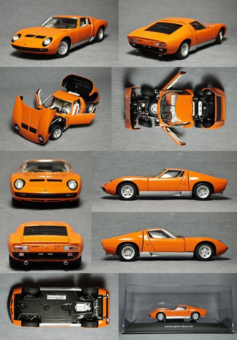 Модель 1/43 Lamborghini Miura, Diablo, Jota (Autoart, Kyosho)
