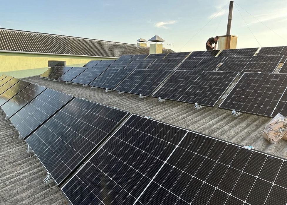 Установка і підключення сонячних панелей. Активний споживач СЕС