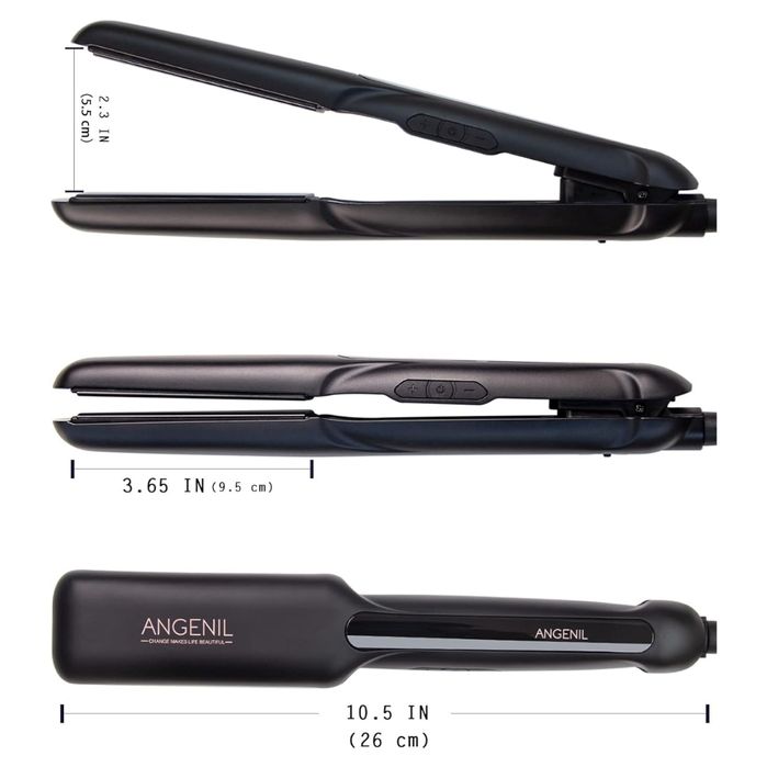 Prostownica i lokówka ceramiczna ANGENIL 2w1 z technologią jonową