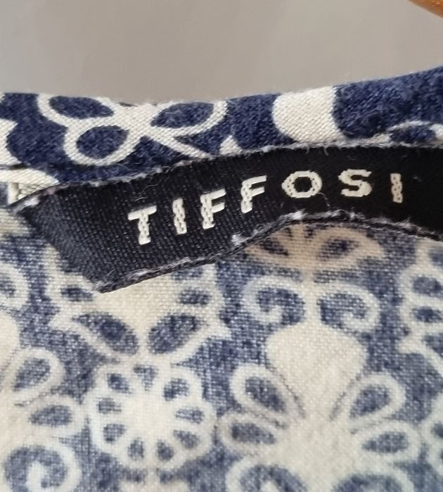 Blusa  top Tiffosi azul