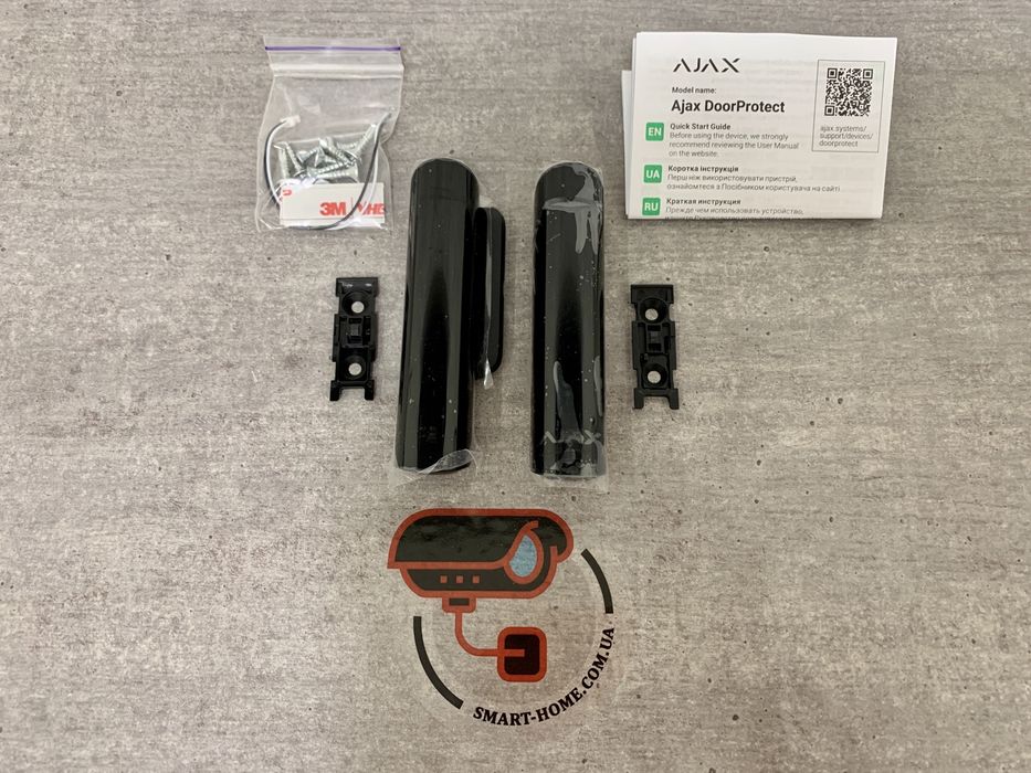 AJAX Doorprotect белый чёрный беспроводной датчик открытия двери окна