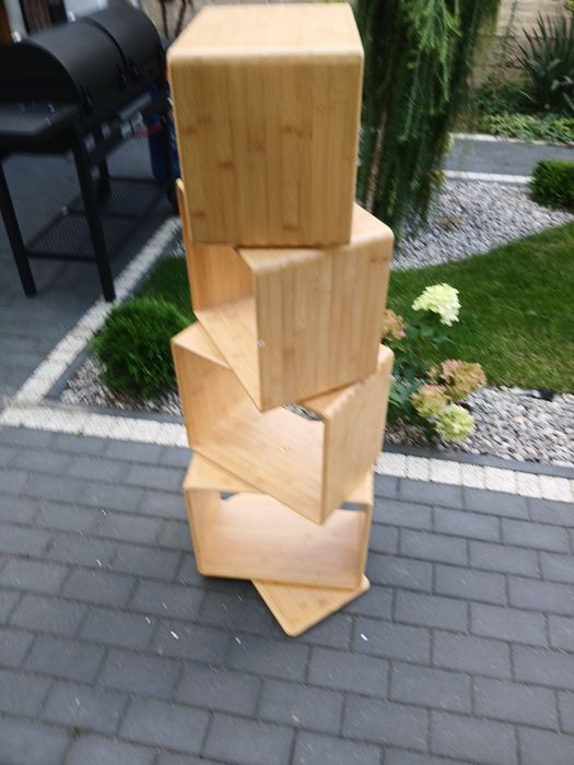 Bambusowa półka dekoracyjna